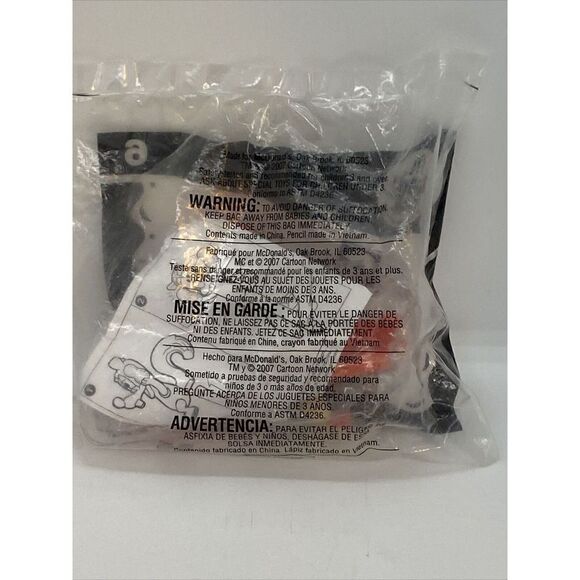 NIP McDonald's Cartoon Network Nutty Rodney Squirrel Boy Orange 2007 Toy Figure - Picture 2 of 2